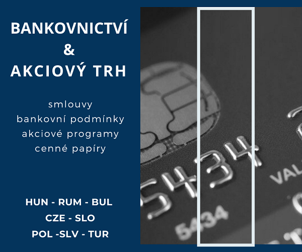 Bankovnictví & akciový trh