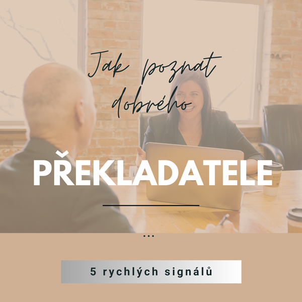 DOBRÝ PŘEKLADATEL... ?